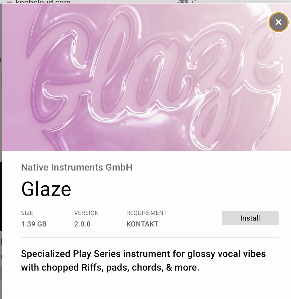 Native Instruments GLAZE